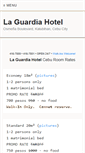 Mobile Screenshot of laguardiahotelcebu.com